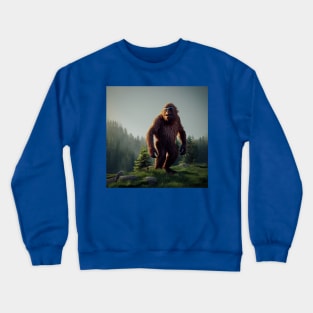 Sasquatch in Nature Crewneck Sweatshirt